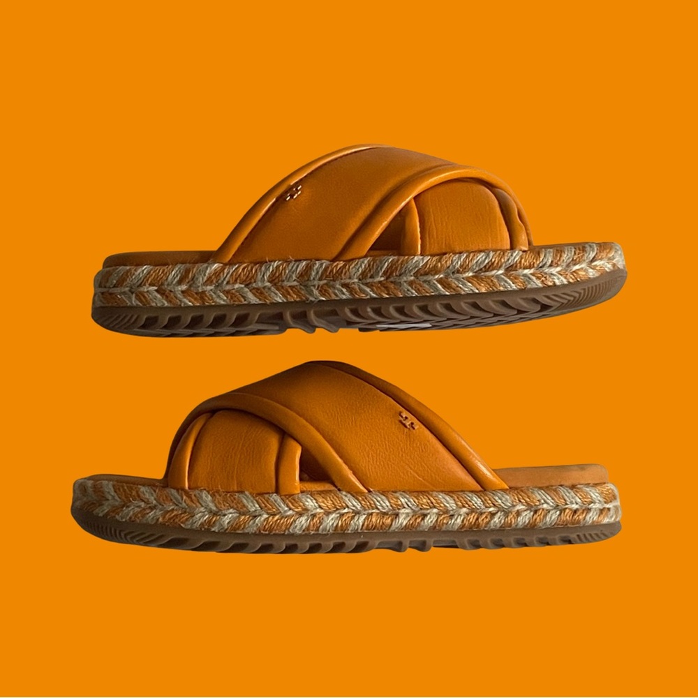 Tory Burch Crisscross Espadrille Slide Sandals | Quiet Luxury Resort Style | 7 - Picture 16 of 16